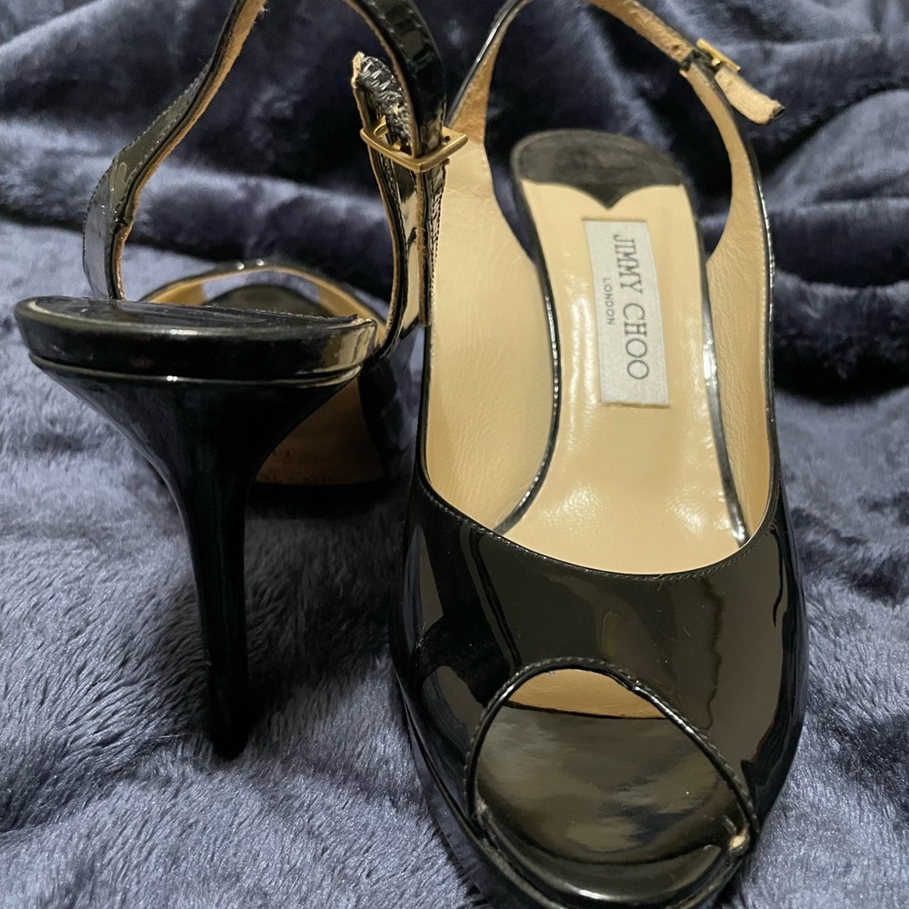 Jimmy Choo black sling back size 39